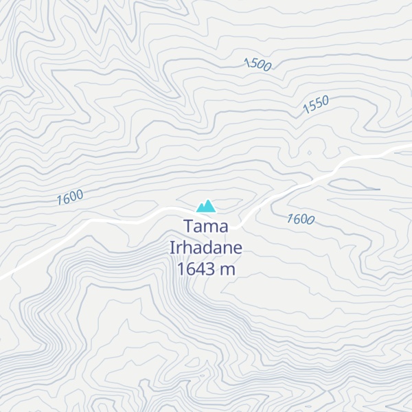Map of Tama Irhadane