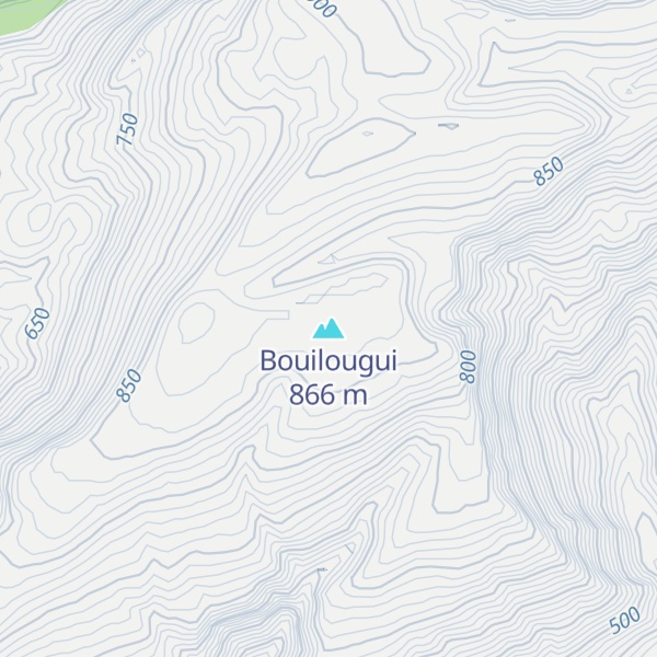 Map of Bouilougui