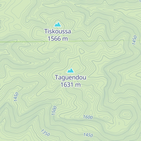 Map of Taguendou