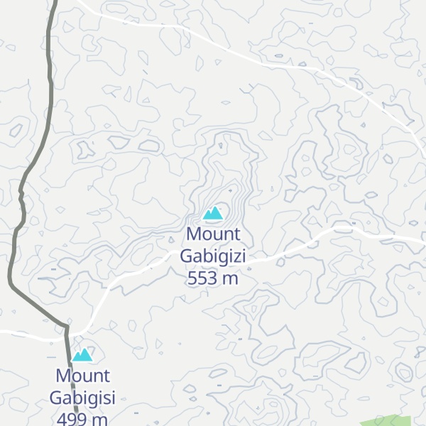 Map of Mount Gabigizi