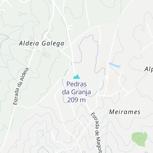 Map of Pedras da Granja