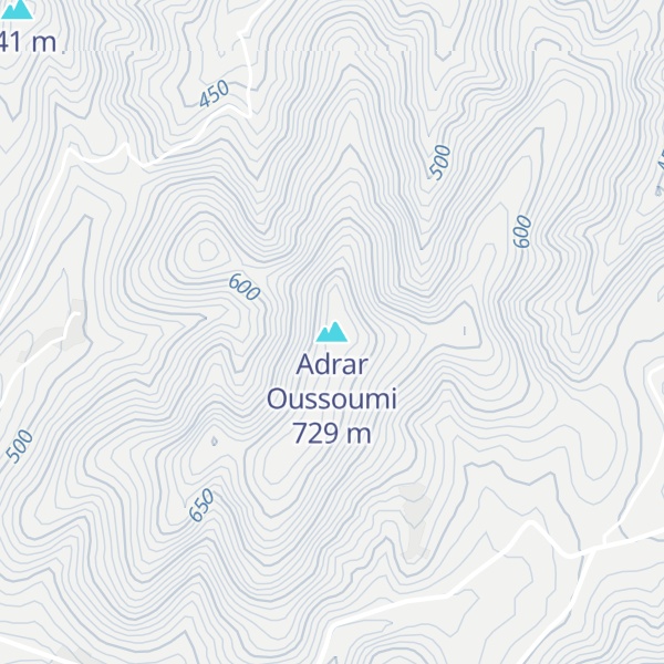 Map of Adrar Oussoumi