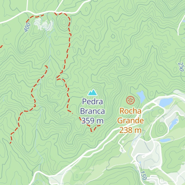 Map of Pedra Branca