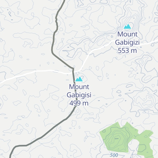 Map of Mount Gabigisi