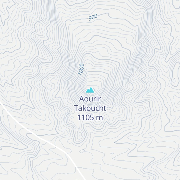Map of Aourir Takoucht