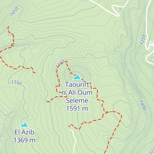 Map of Taourirt n’ Ali Oum Seleme
