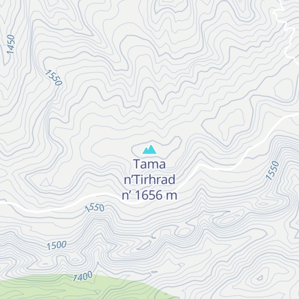 Map of Tama n’Tirhrad n’