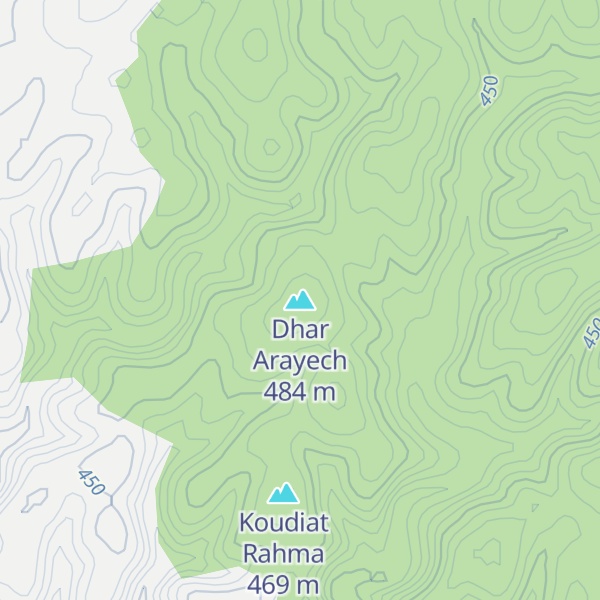 Map of Dhar Arayech