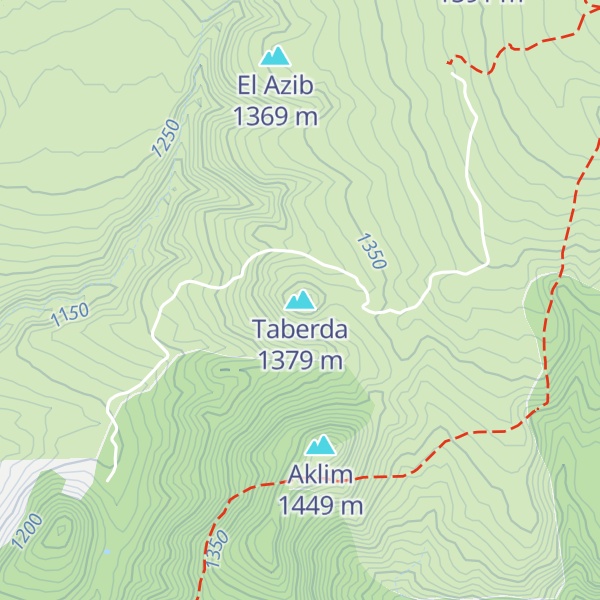 Map of Taberda