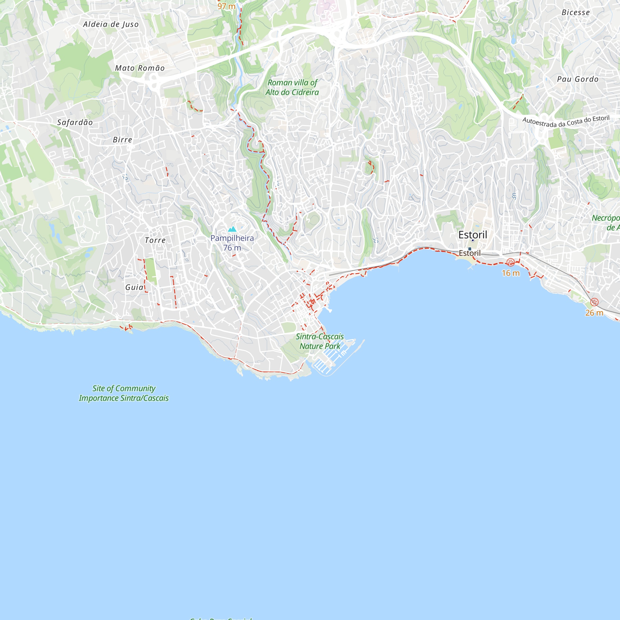 Cascais Visitor Centre map