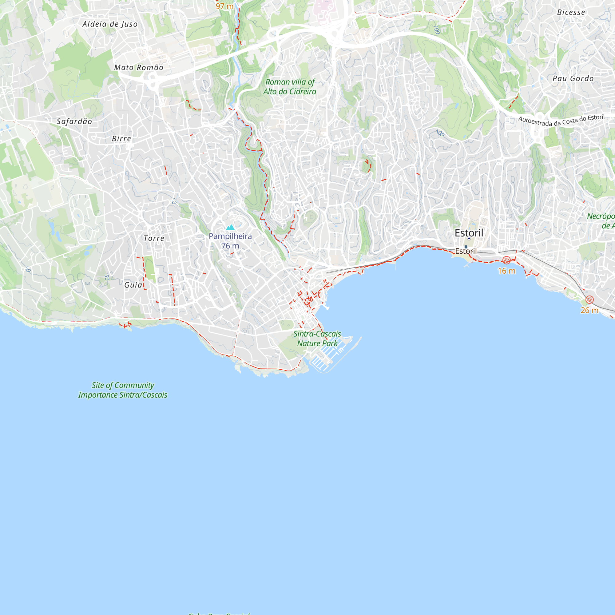 Cascais Visitor Centre map