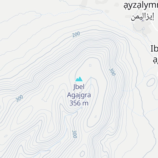 Map of Jbel Agajgra