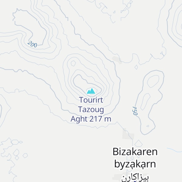 Map of Tourirt Tazoug Aght