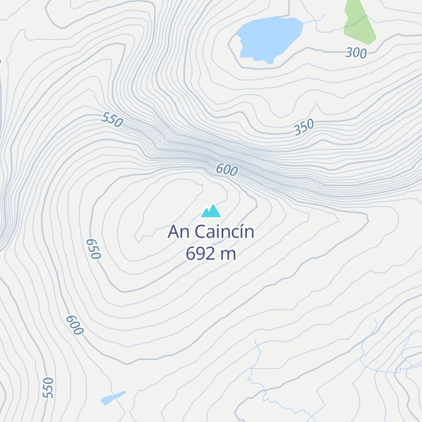 Map of An Caincín