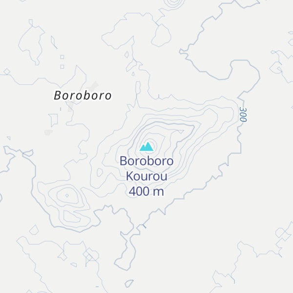 Map of Boroboro Kourou