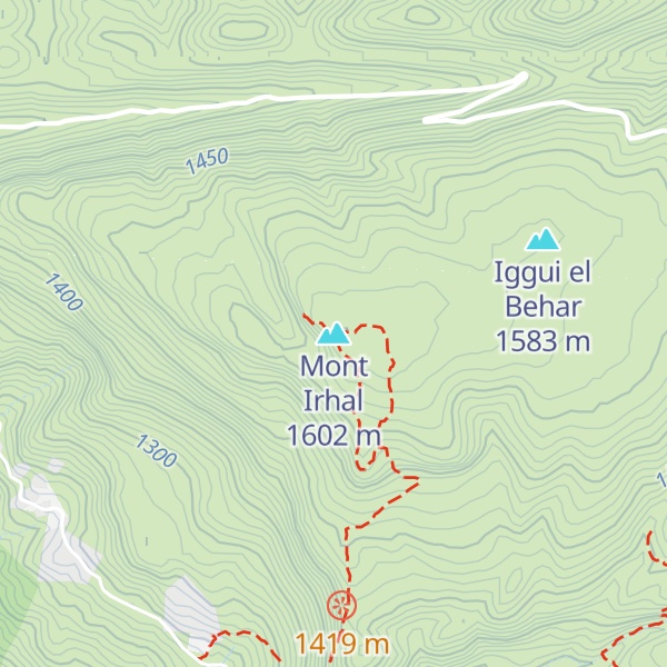 Map of Mont Irhal