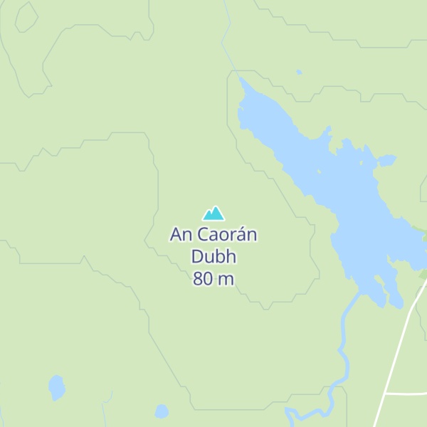 Map of An Caorán Dubh