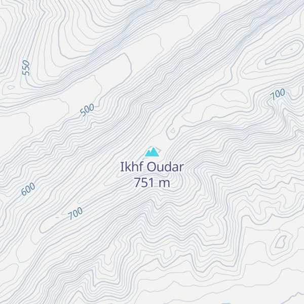 Map of Ikhf Oudar