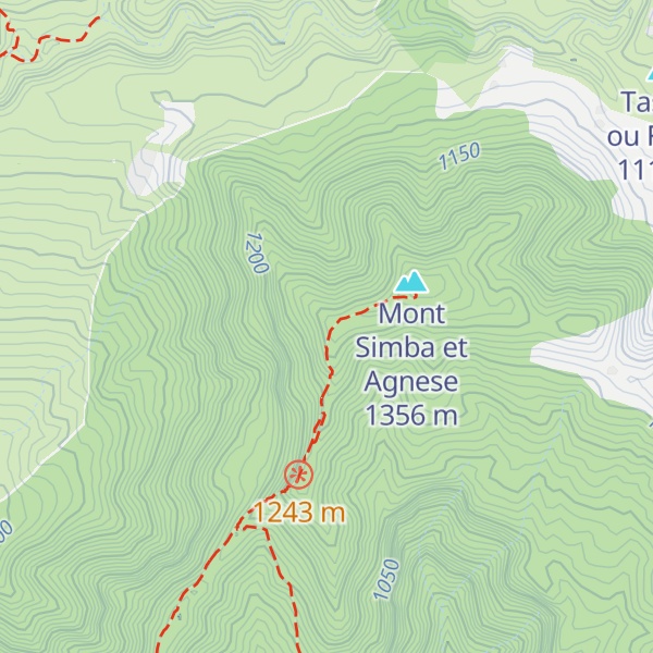 Map of Mont Perdrix