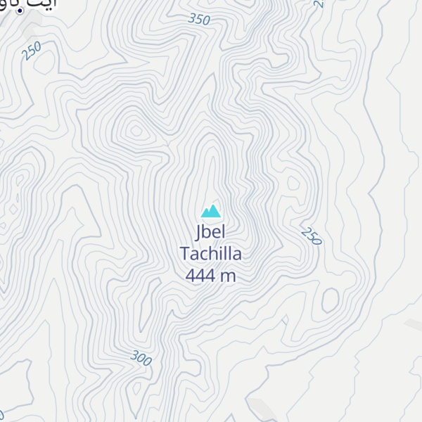 Map of Jbel Tachilla