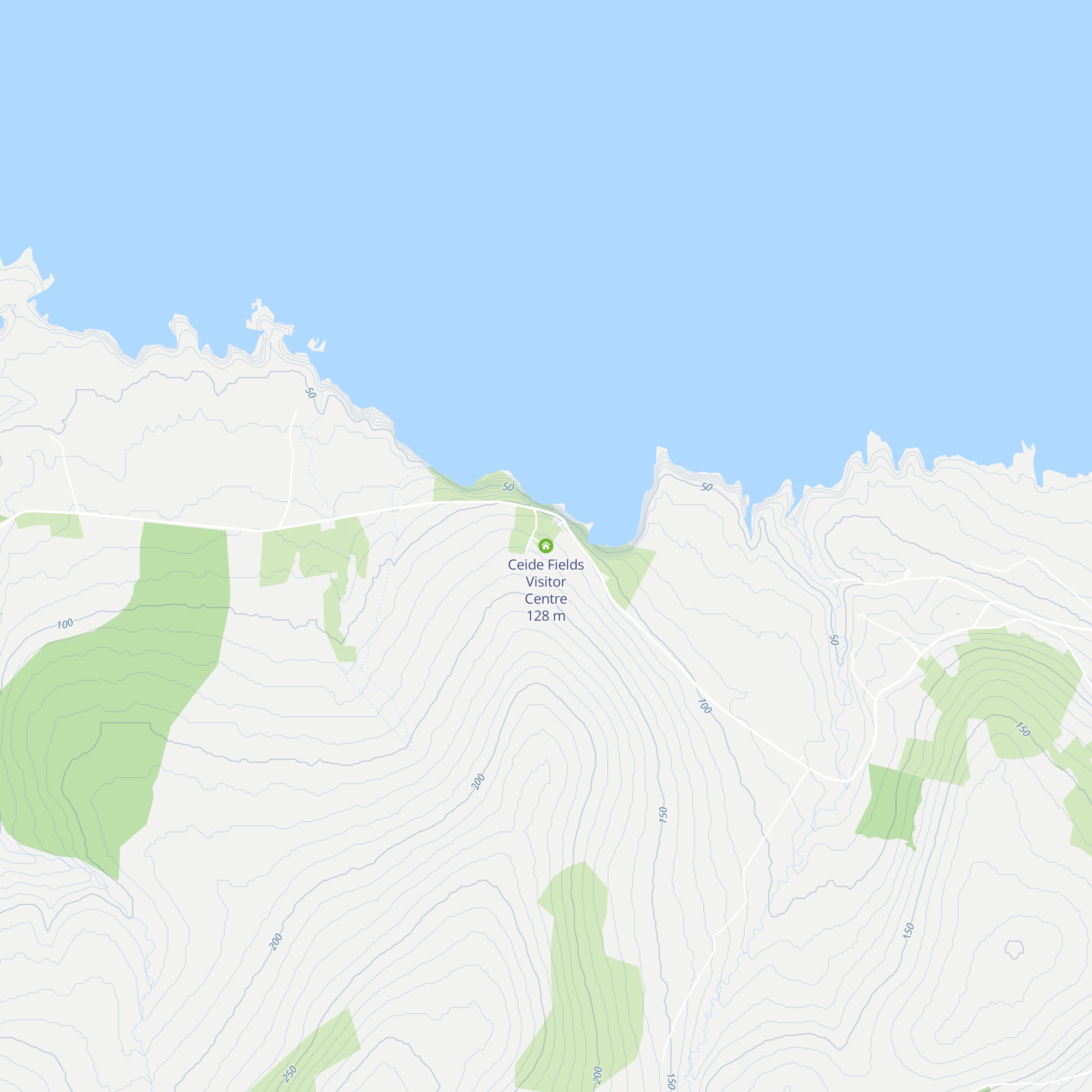 Ceide Fields Visitor Centre map
