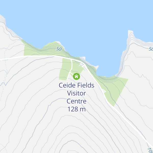 Map of Ceide Fields Visitor Centre