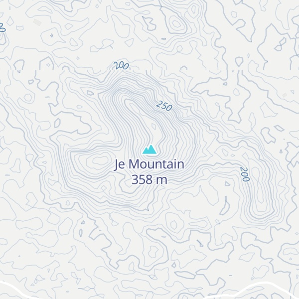 Map of Je Mountain