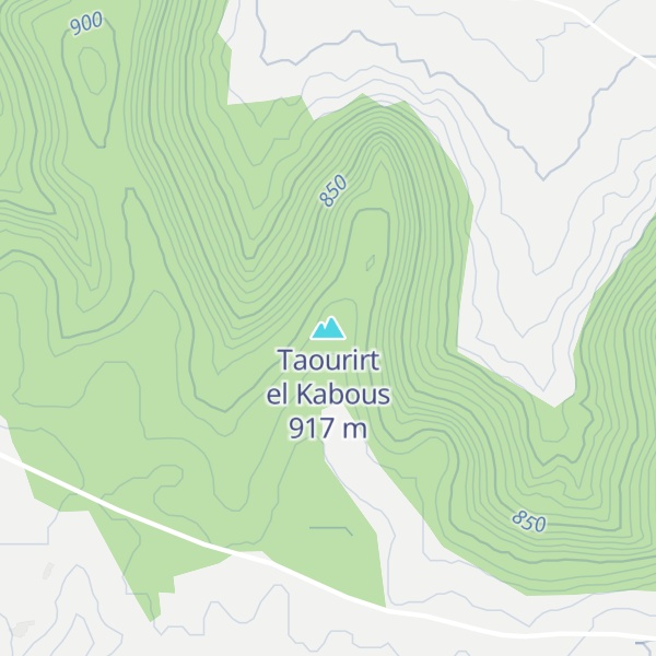 Map of Taourirt el Kabous