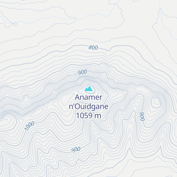 Map of Anamer n’Ouidgane
