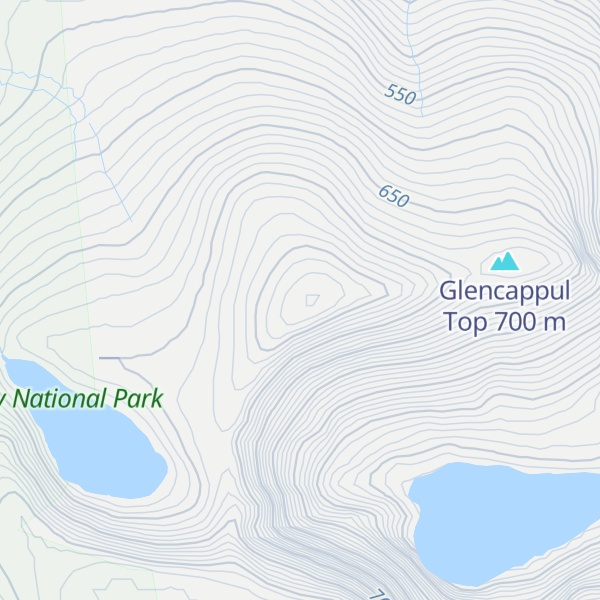 Map of Mangerton North Top