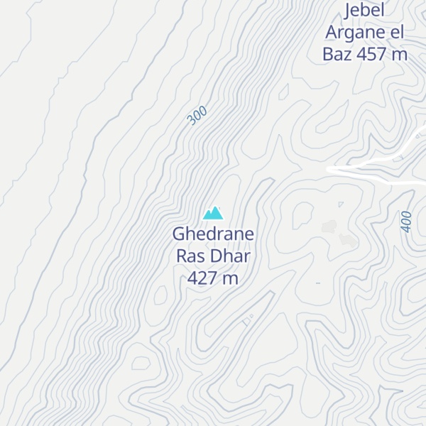 Map of Ghedrane Ras Dhar