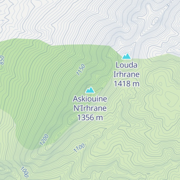 Map of Askiouine N’Irhrane