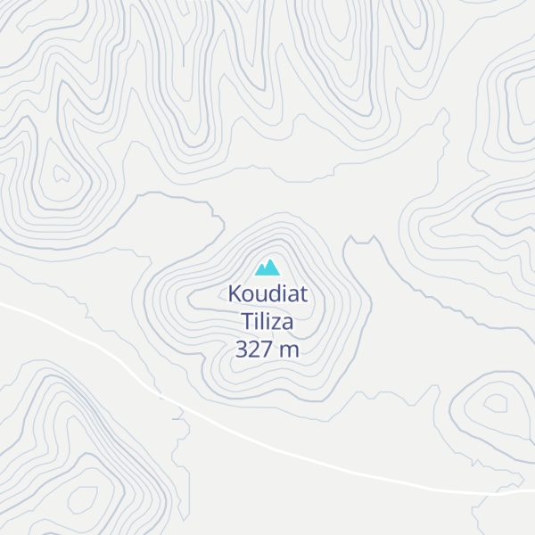 Map of Koudiat Tiliza