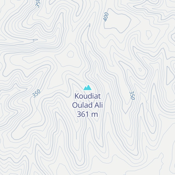 Map of Koudiat Oulad Ali