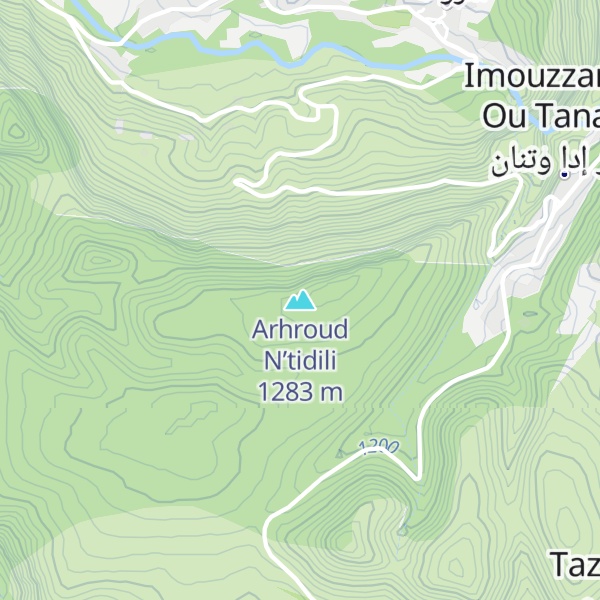 Map of Arhroud N’tidili