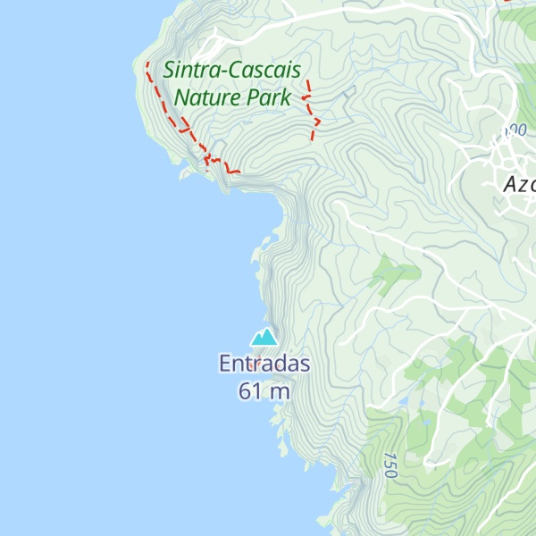 Map of Arribas Direitas