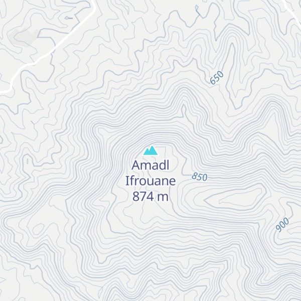 Map of Amadl Ifrouane