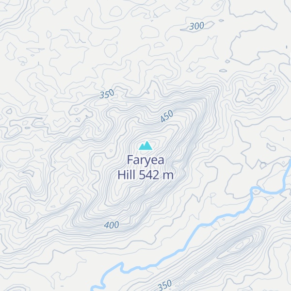 Map of Faryea Hill