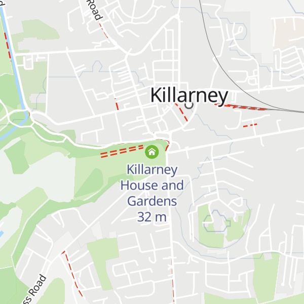 Map of Killarney House and Gardens