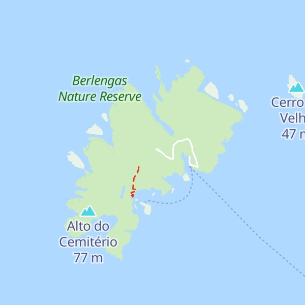 Map of Berlenga
