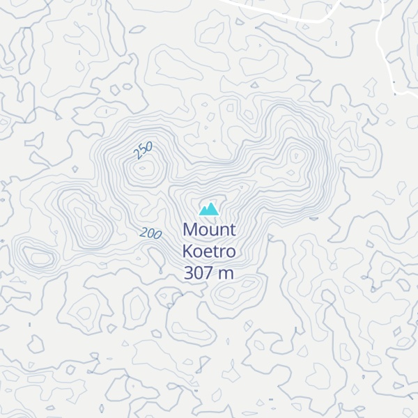 Map of Mount Koetro
