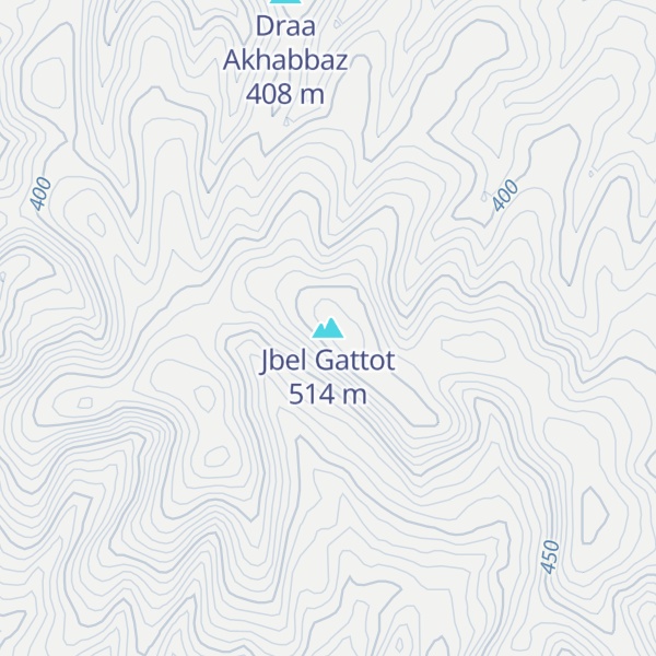 Map of Jbel Gattot