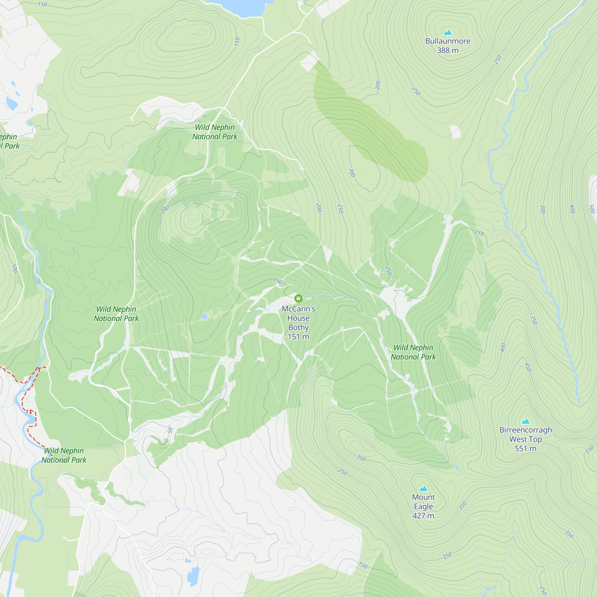 McCann's House Bothy map