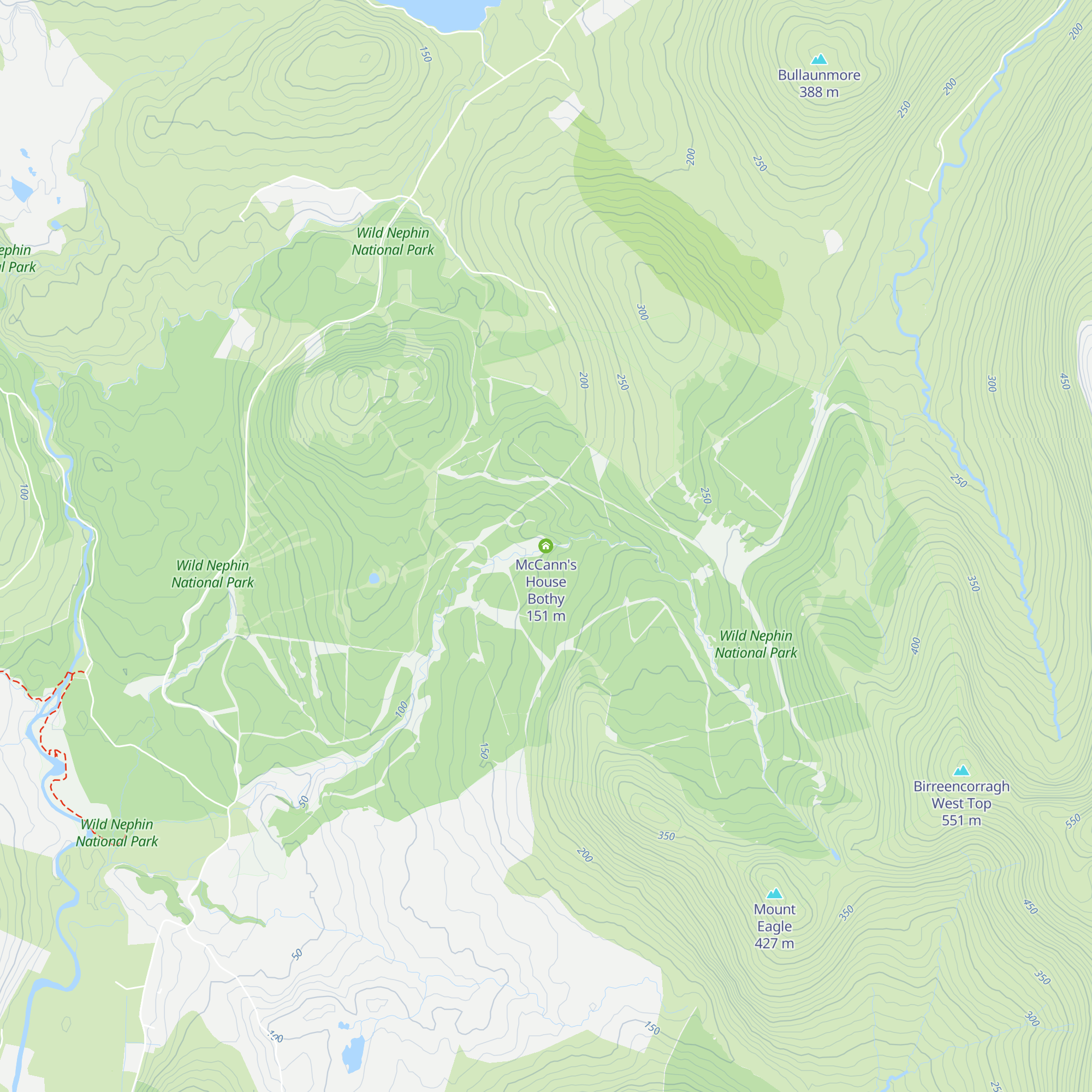 McCann's House Bothy map