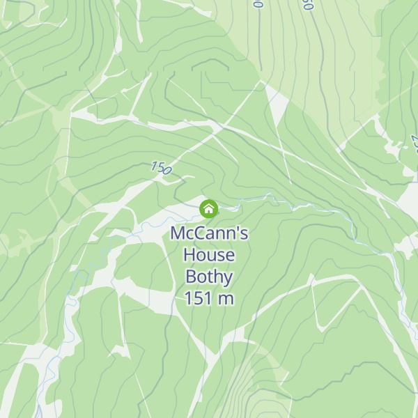 Map of McCann's House Bothy