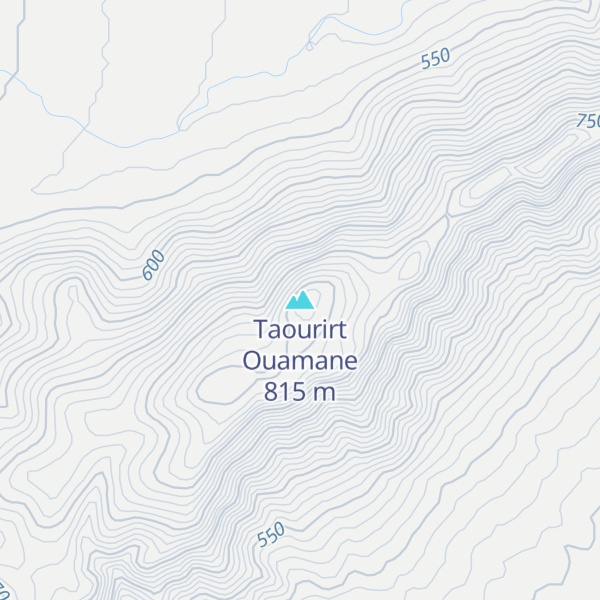 Map of Taourirt Ouamane