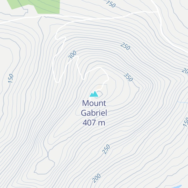 Map of Mount Gabriel