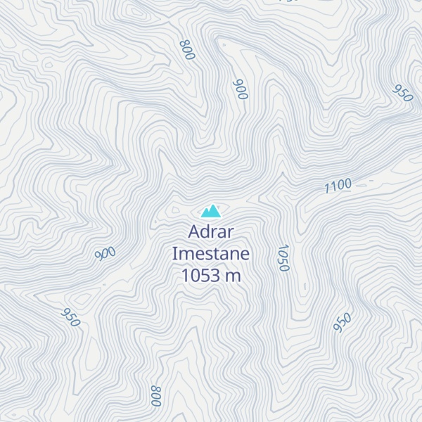 Map of Adrar Imestane