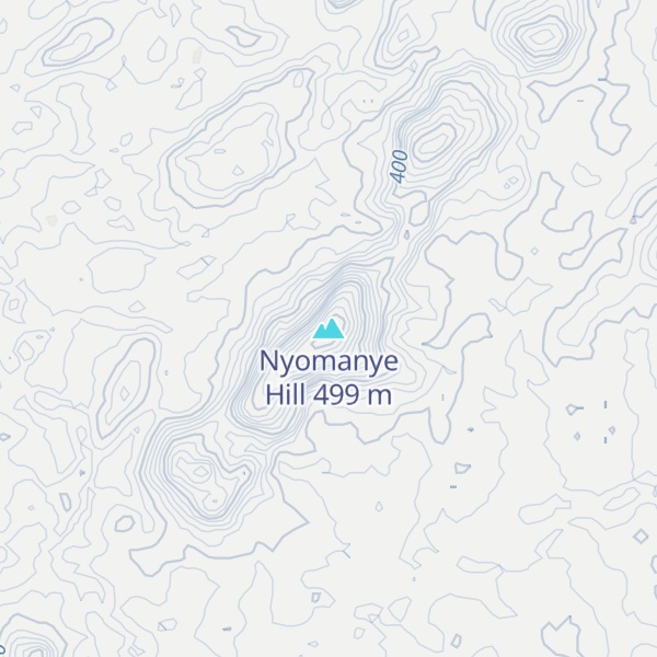 Map of Nyomanye Hill