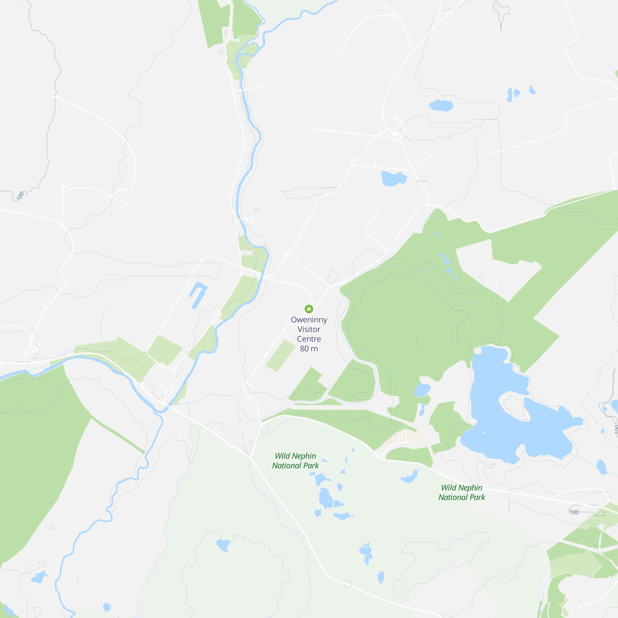 Oweninny Visitor Centre map